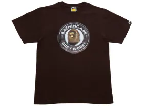 A Bathing Ape 3D Busy Works Tee in Brown