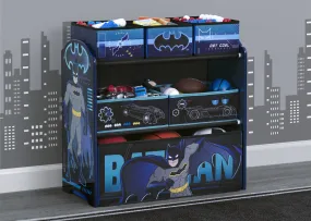 Batman 6 Bin Design and Store Toy Organizer