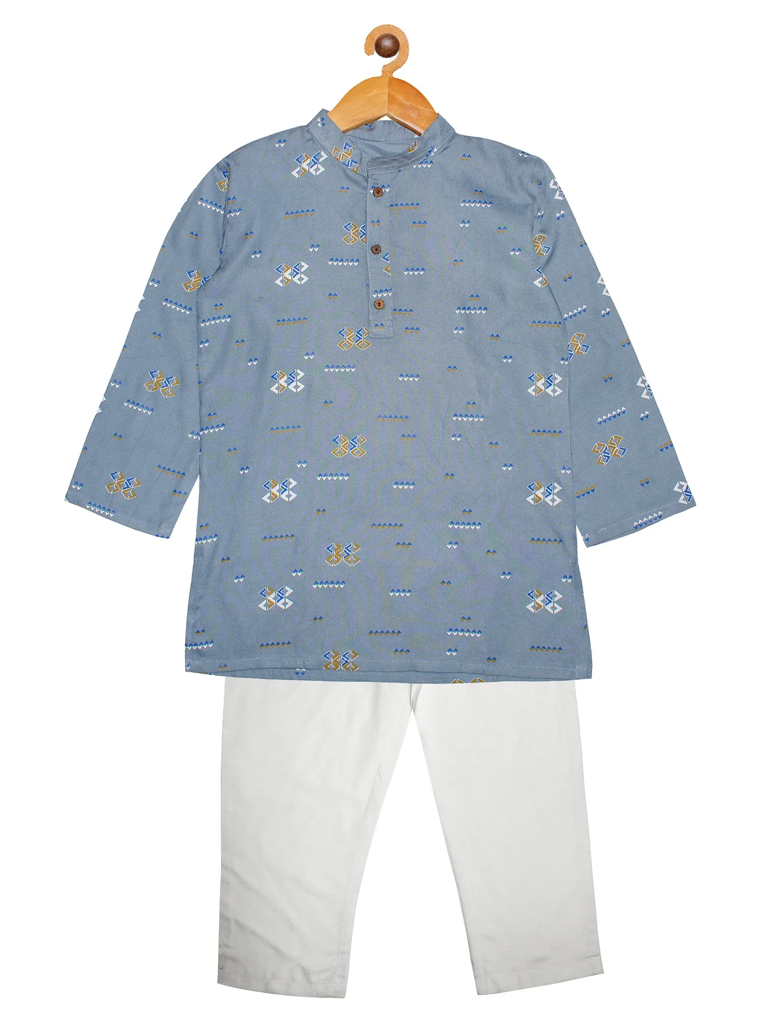 Boys Kurta with Pyjama Set