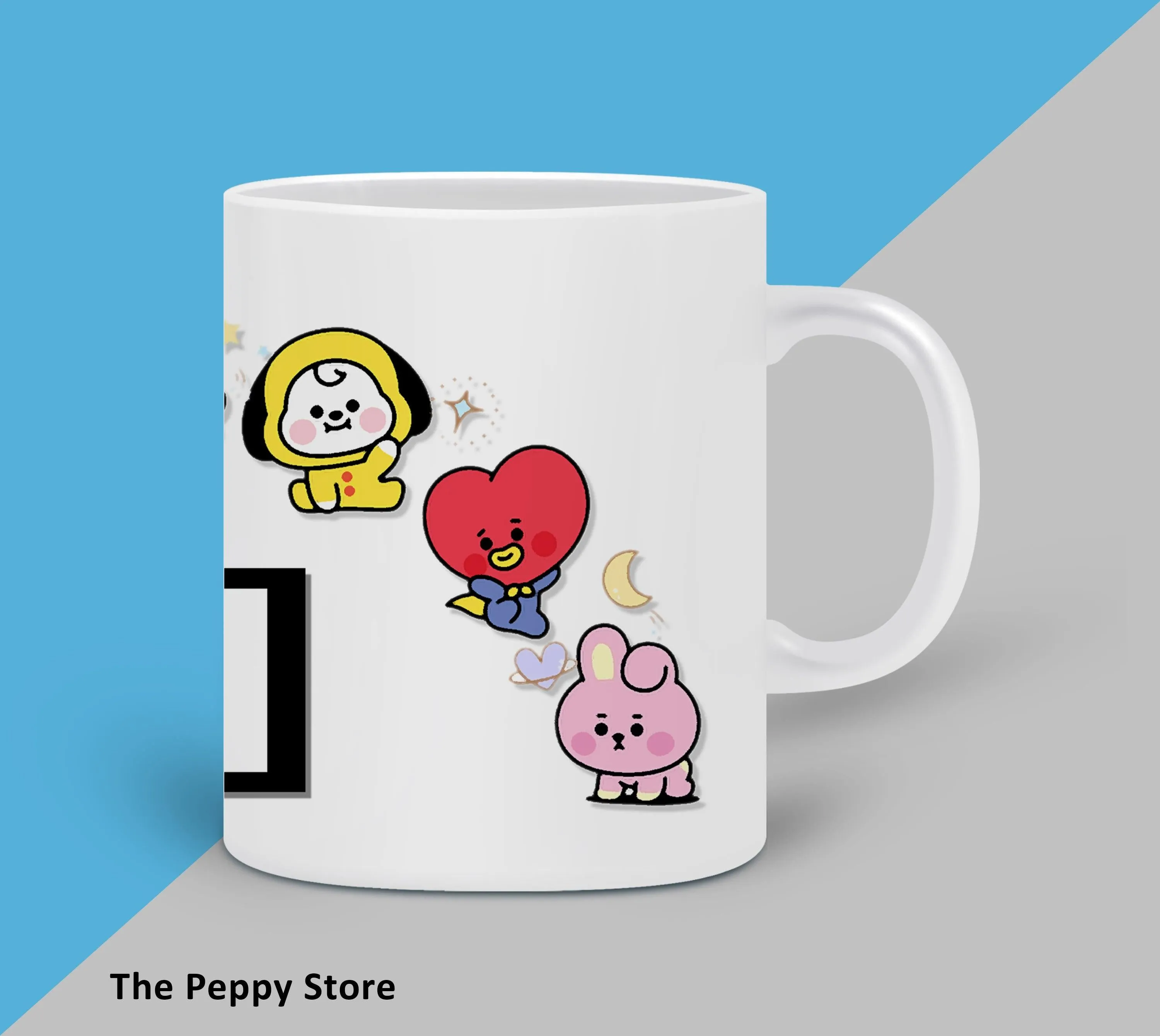 Bt21 Character White Mug