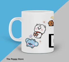 Bt21 Character White Mug