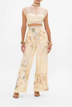 Camilla Minimal Wide Leg Pant - Adorned In Antiquity