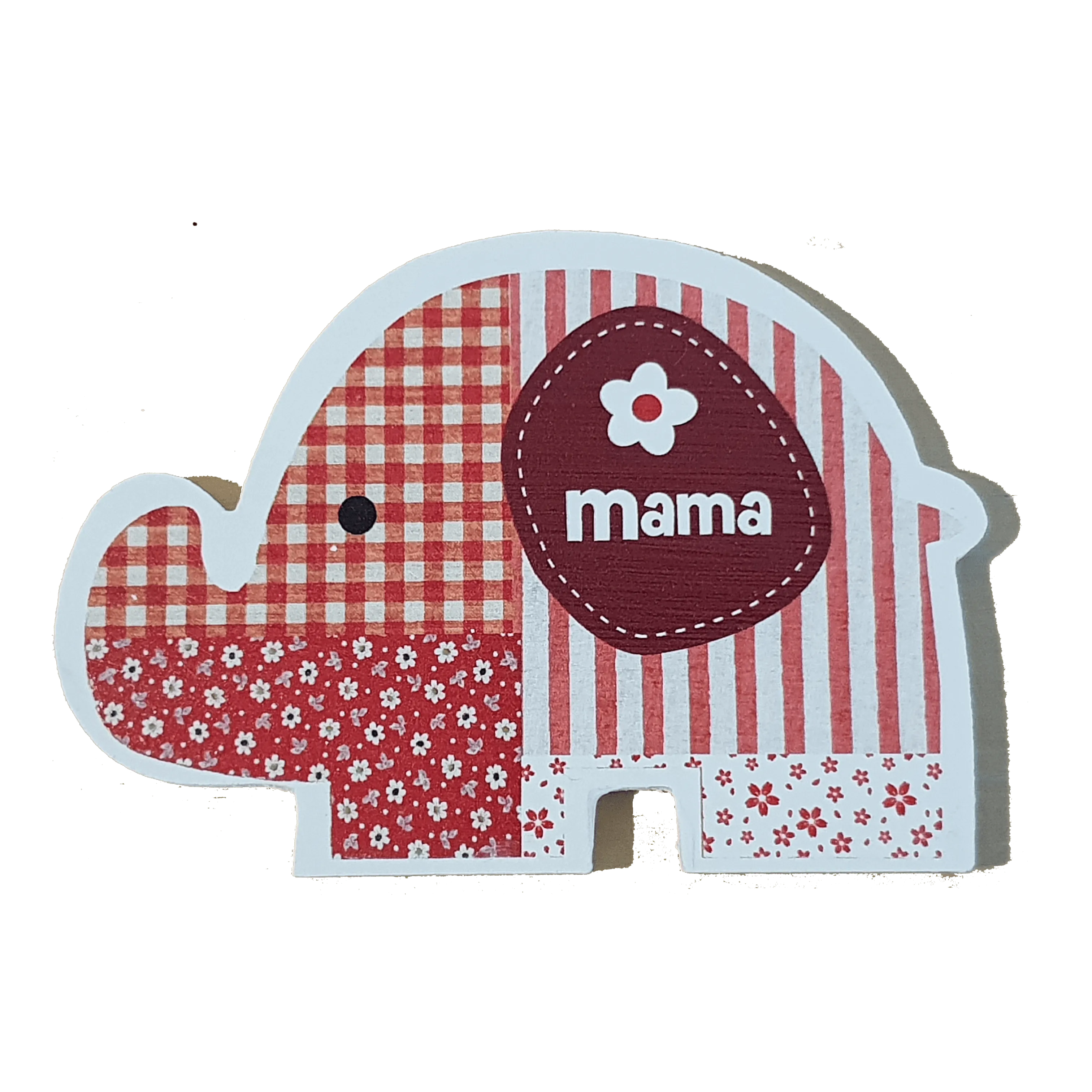 C&F Wooden Mama Elephant Character