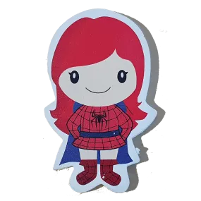 C&F Wooden Spider Girl Character