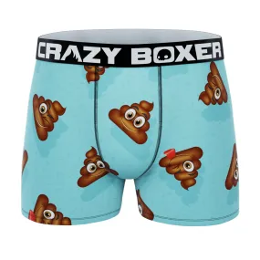 CRAZYBOXER Emoji Poop Men's Boxer Briefs