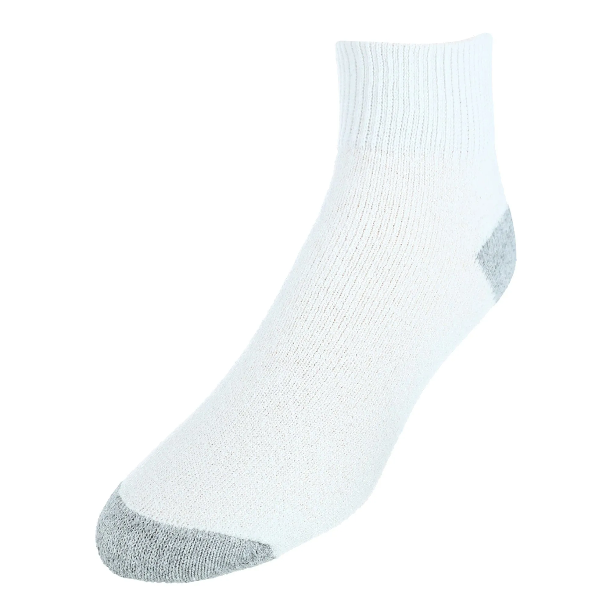 CTM® Men's Cotton Blend Ankle Socks (4 Pair Pack)