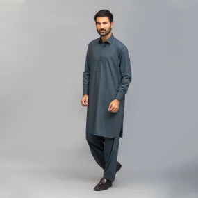 Estate Blue Shalwar Kameez