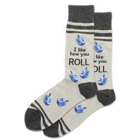 HOTSOX Men's I Like How You Roll Crew Socks