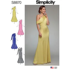 Simplicity Sewing Pattern S8870 Misses'/Miss Petite Dresses