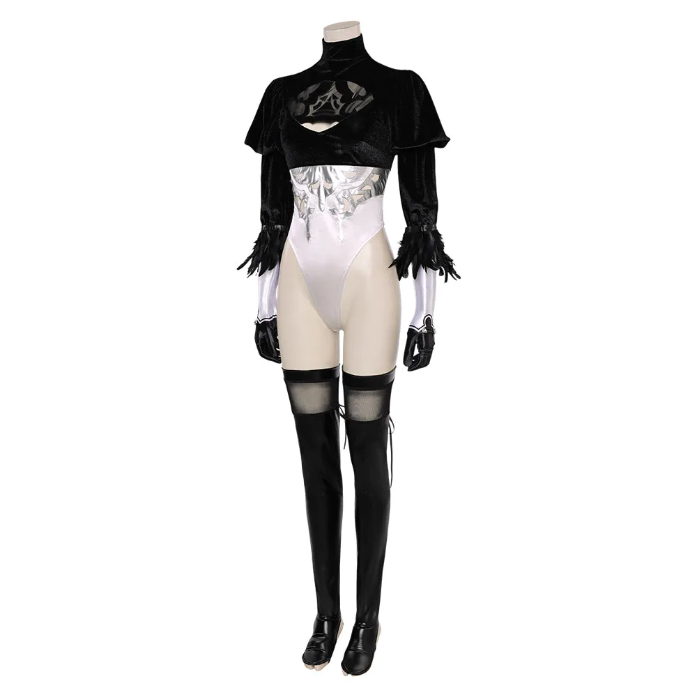 temperament and interest No2 Type B Cosplay Costume Outfits Halloween Carnival Suit sexy jumpsuit sexy NieR:Automata 2B