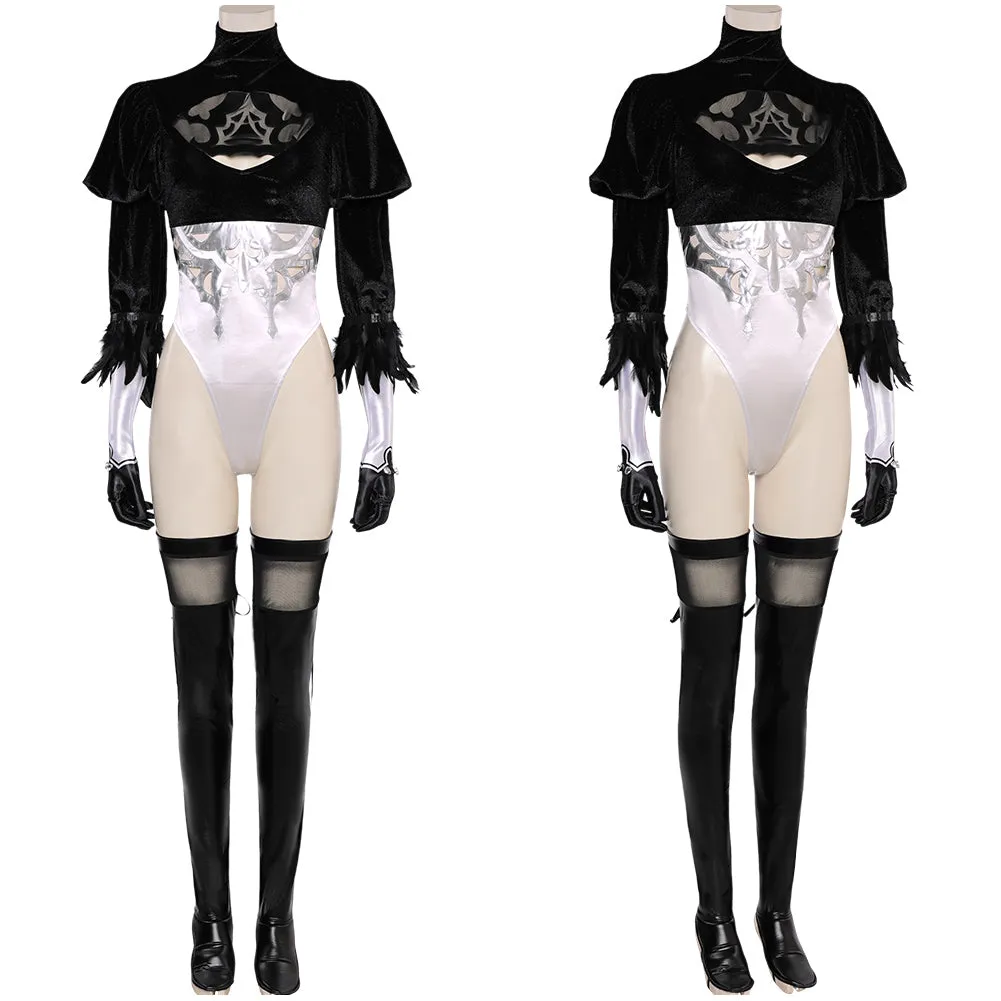 temperament and interest No2 Type B Cosplay Costume Outfits Halloween Carnival Suit sexy jumpsuit sexy NieR:Automata 2B