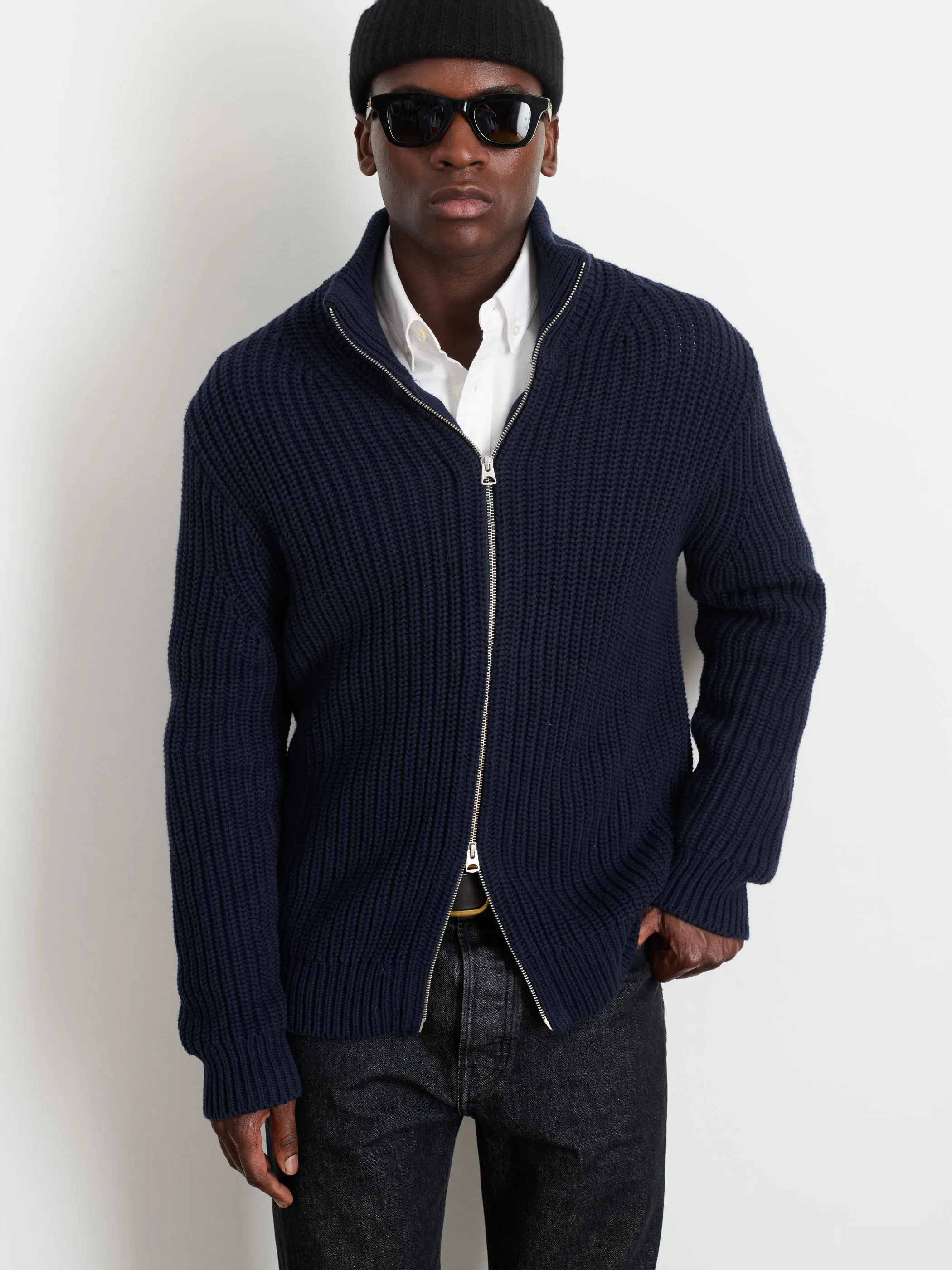 Wright Cardigan in Chunky Cotton